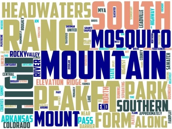 Discover Mosquito Peak Wordart Tshirt