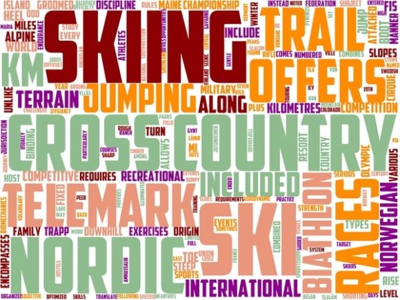 Discover the Power of Nordic Skiing Wordart Tumbler.jpg in Modern Design