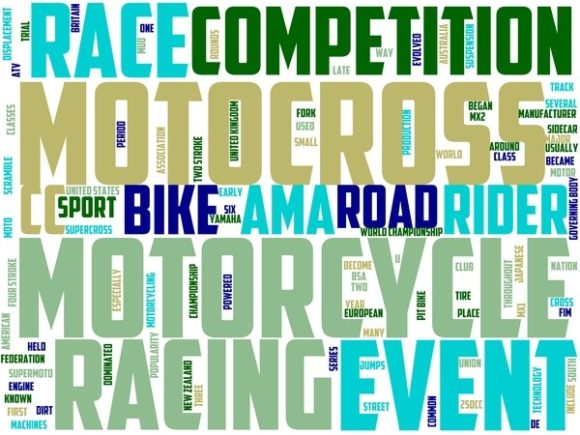 Motocross Wordart Print: A Creative Tool for Modern Design and Expression