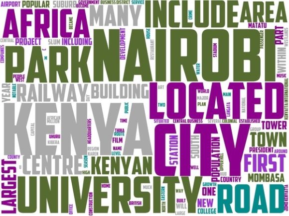 Nairobi Wordart Tshirt