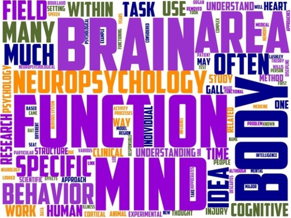 Neuropsychology Wordart Crafting